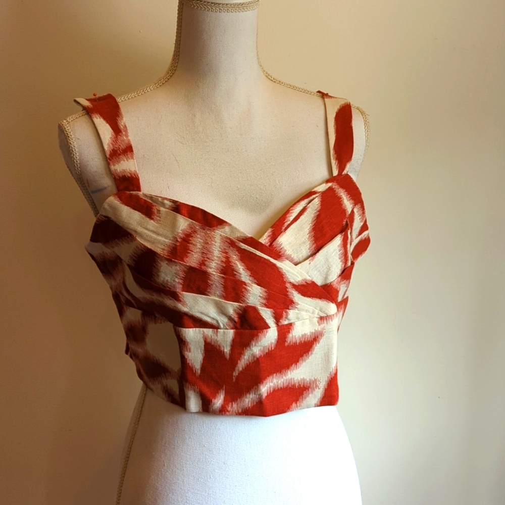 Banana Republic Linen Crop